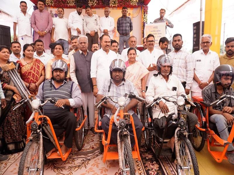 Assistive devices worth Rs 3.88 crore distributed to 2,636 beneficiaries in Gujarat