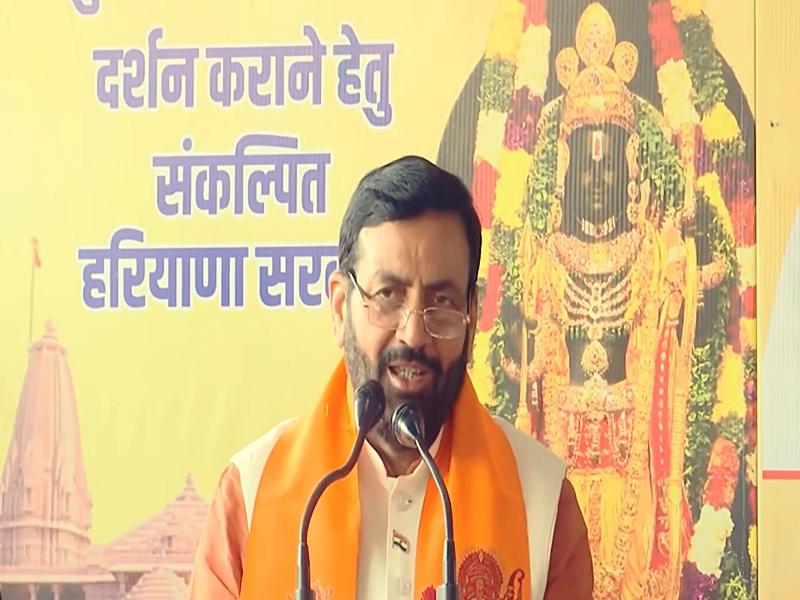 Haryana CM flags off special train for pilgrims to Ayodhya