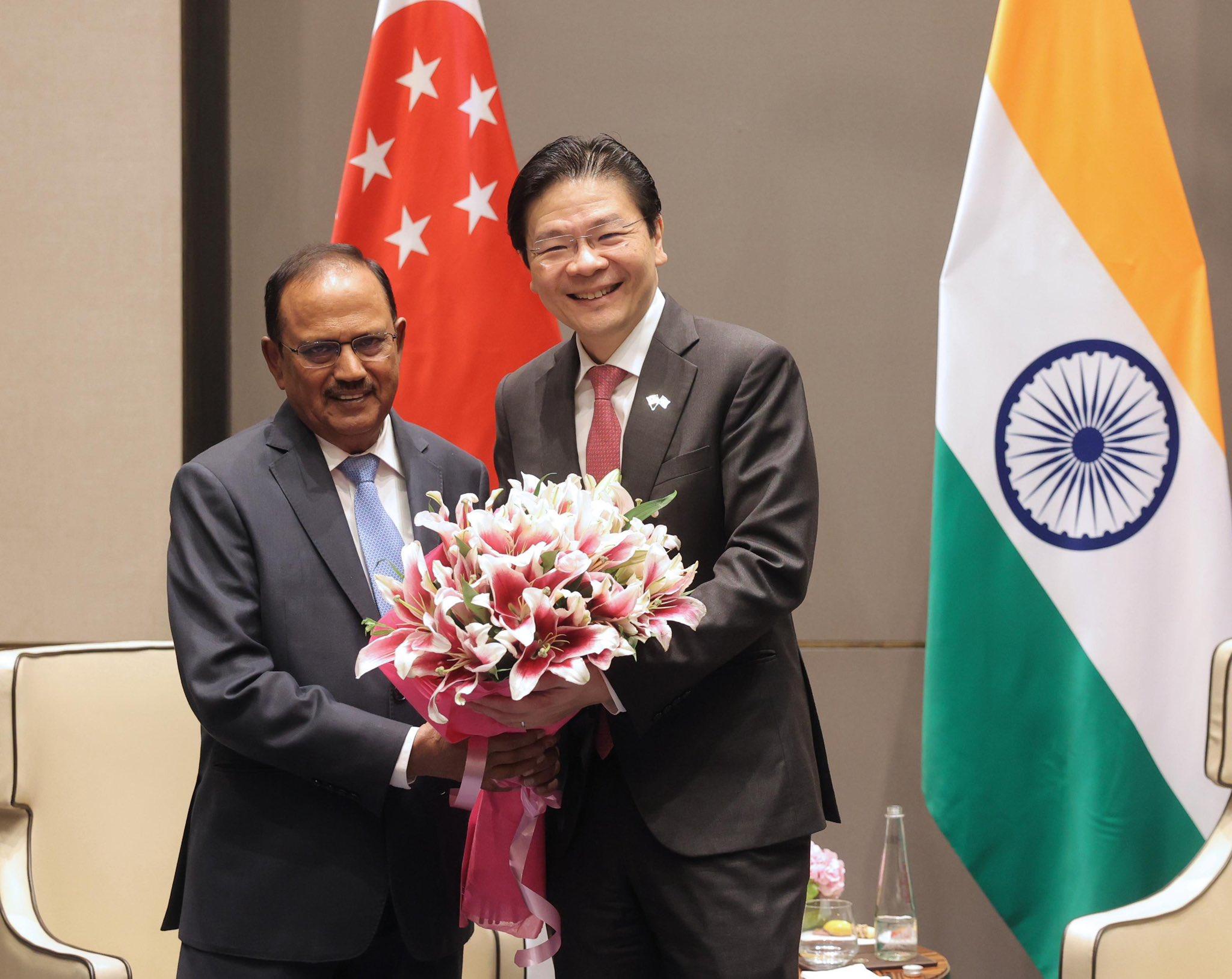 NSA Doval and Singapore PM discuss geopolitical developments, growth and stability in region