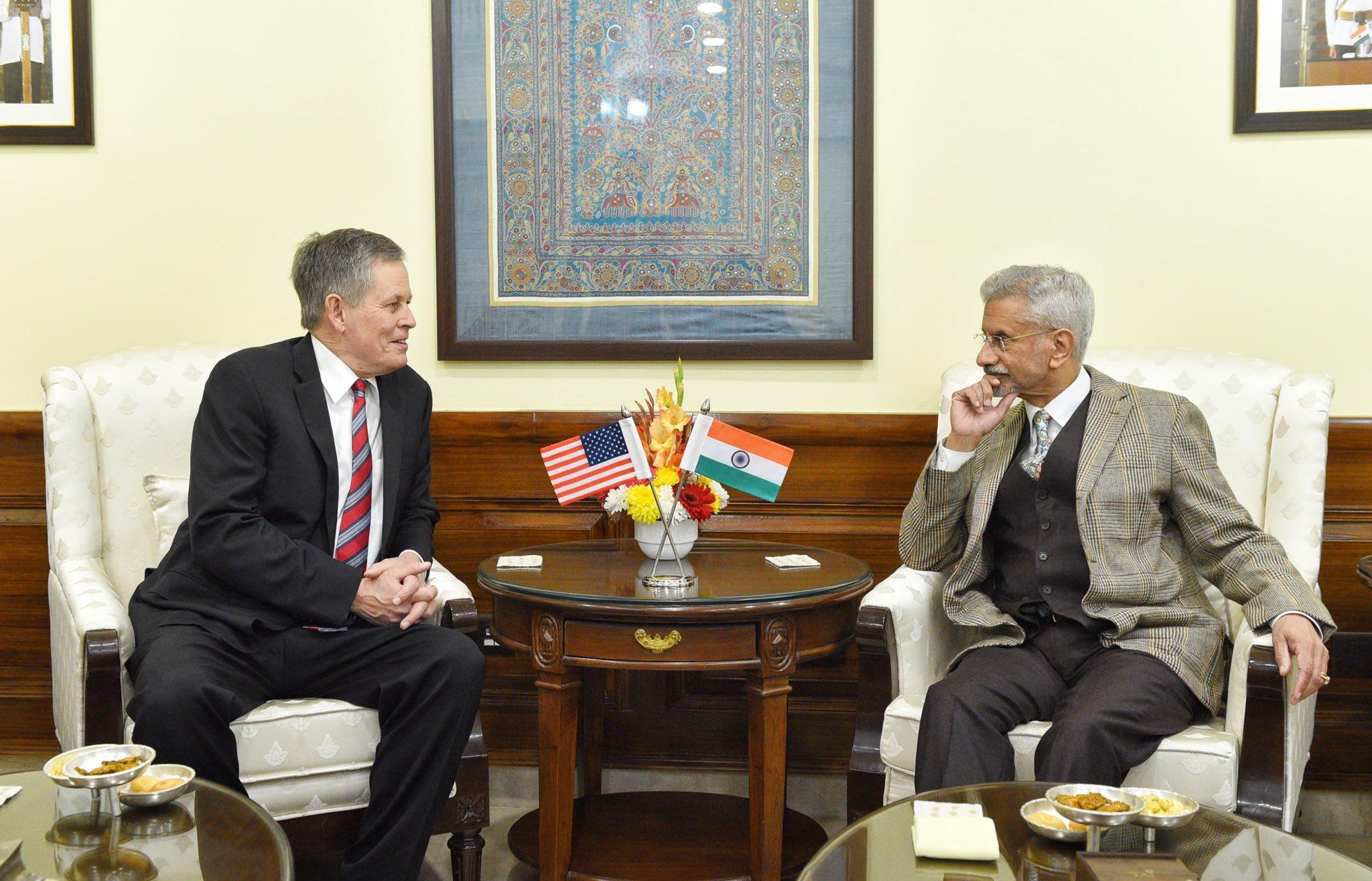 EAM Jaishankar, US Senator Steve Daines discuss bilateral ties
