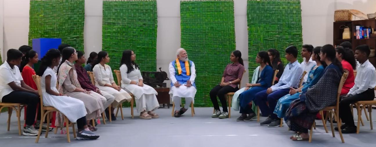 Pariksha Pe Charcha: PM Modi urges students to shun tech slavery; embrace fearlessness, opt for smart travel