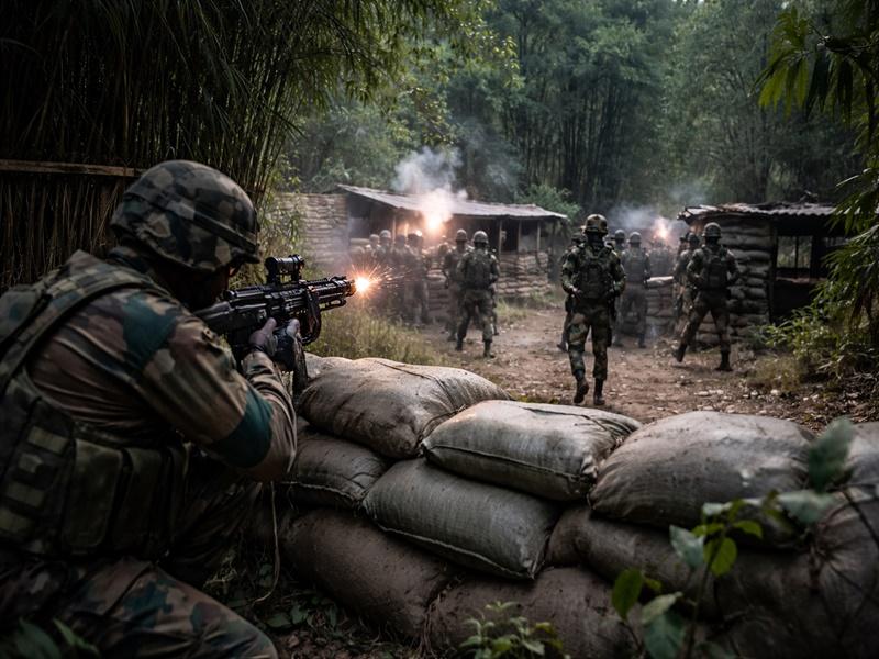 Fierce encounter between Assam Rifles and insurgents in Arunachal's Changlang