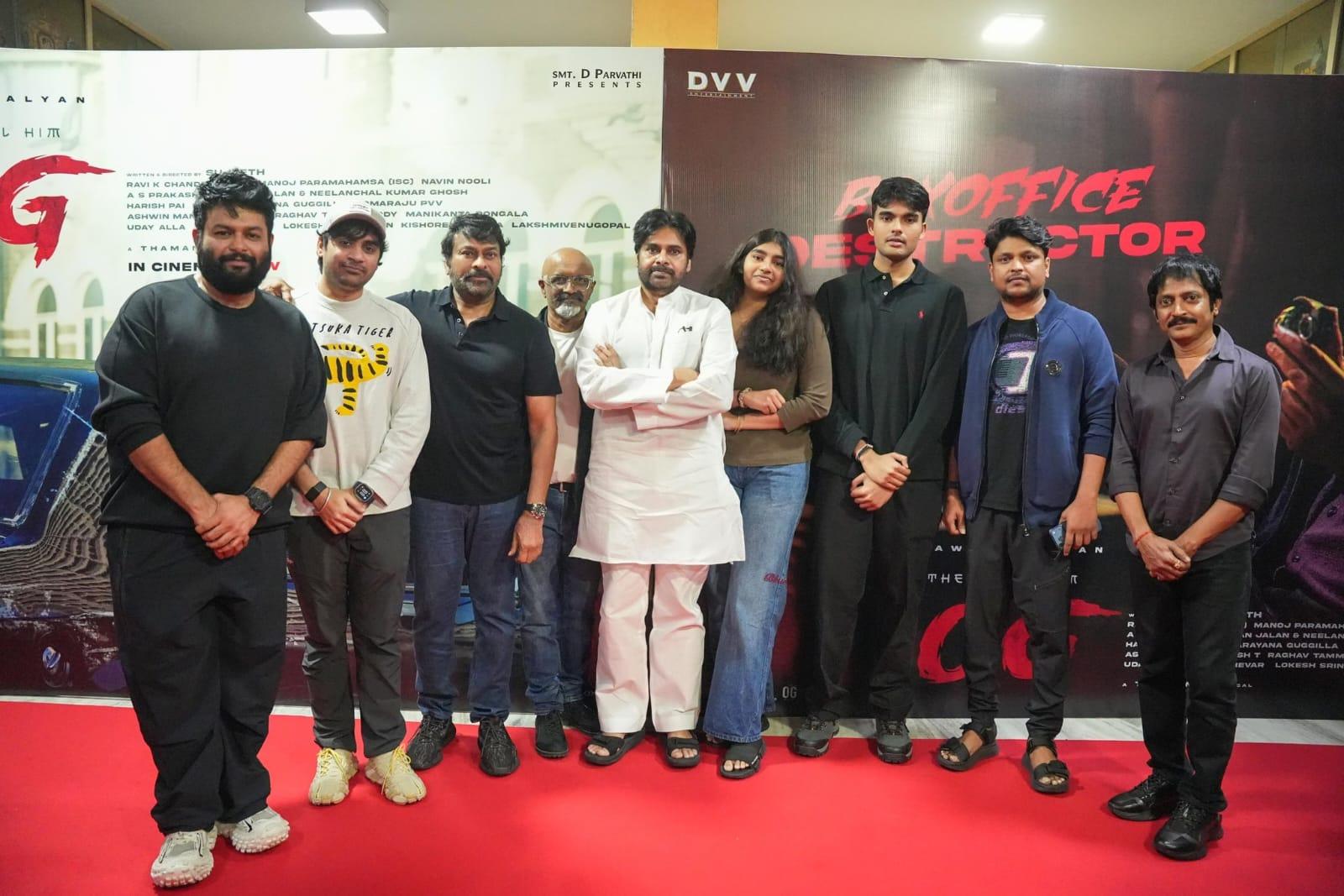 'OG' is a brilliantly made underworld gangster film on par with Hollywood standards, says Chiranjeevi