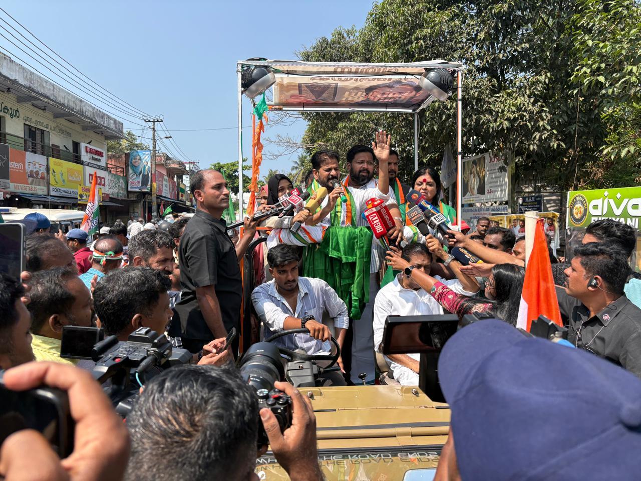 'Nee Po Mone…': Revanth Reddy woos voters in Kerala's Nemom, targets BJP-LDF 'understanding'