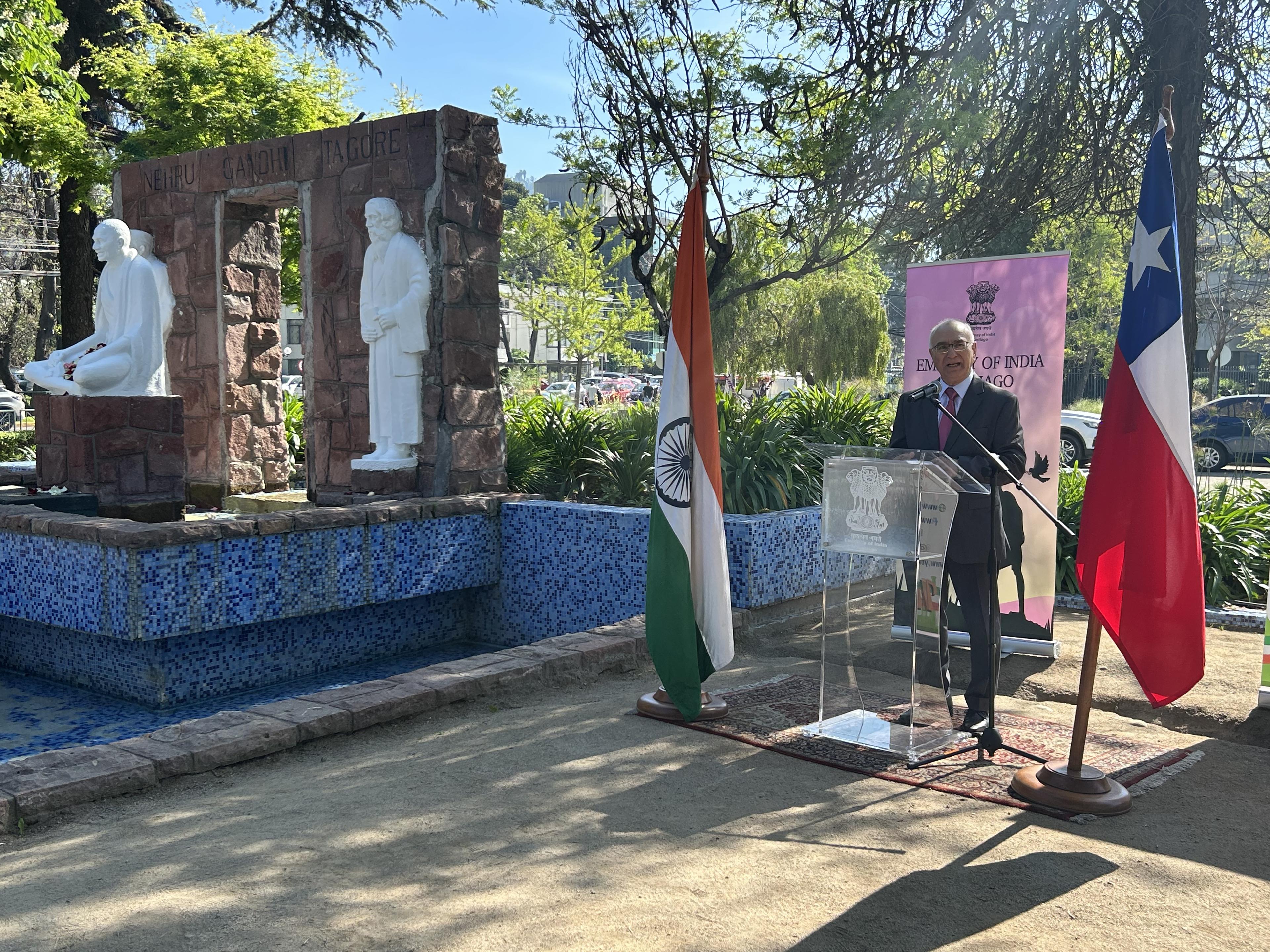 Indian Embassies across globe commemorate Gandhi Jayanti, honouring his timeless ideals