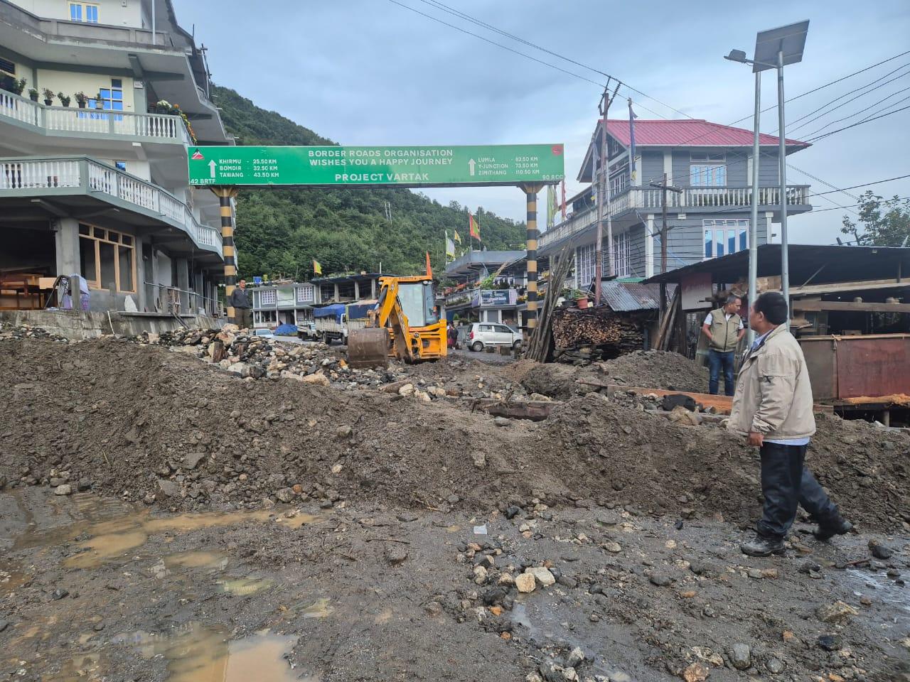 Landslides hit Arunachal’s Tawang; BRO helps stranded tourists, locals