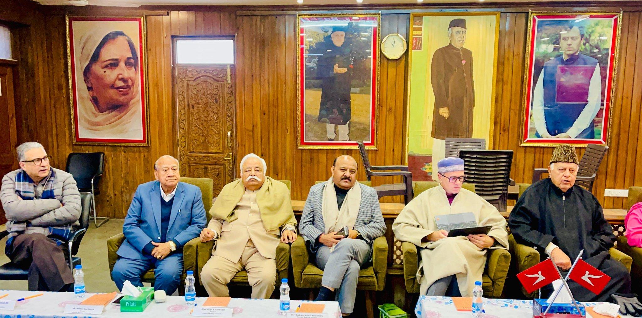 NC Working Committee passes resolutions for restoration of special status & statehood to J&K