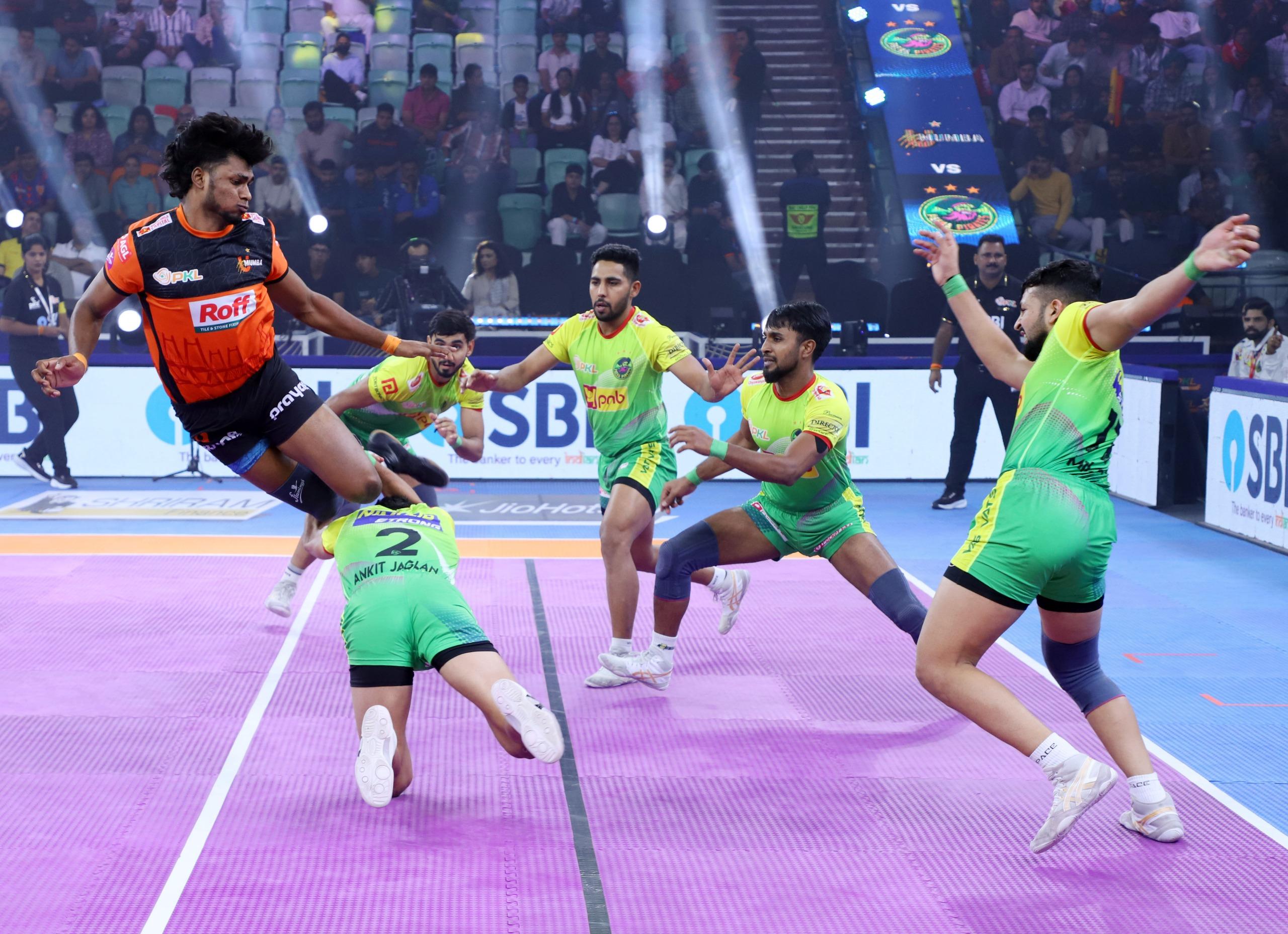 PKL 12: Patna Pirates beat U Mumba in Play-in 2, to face Pink Panthers in Eliminator 1