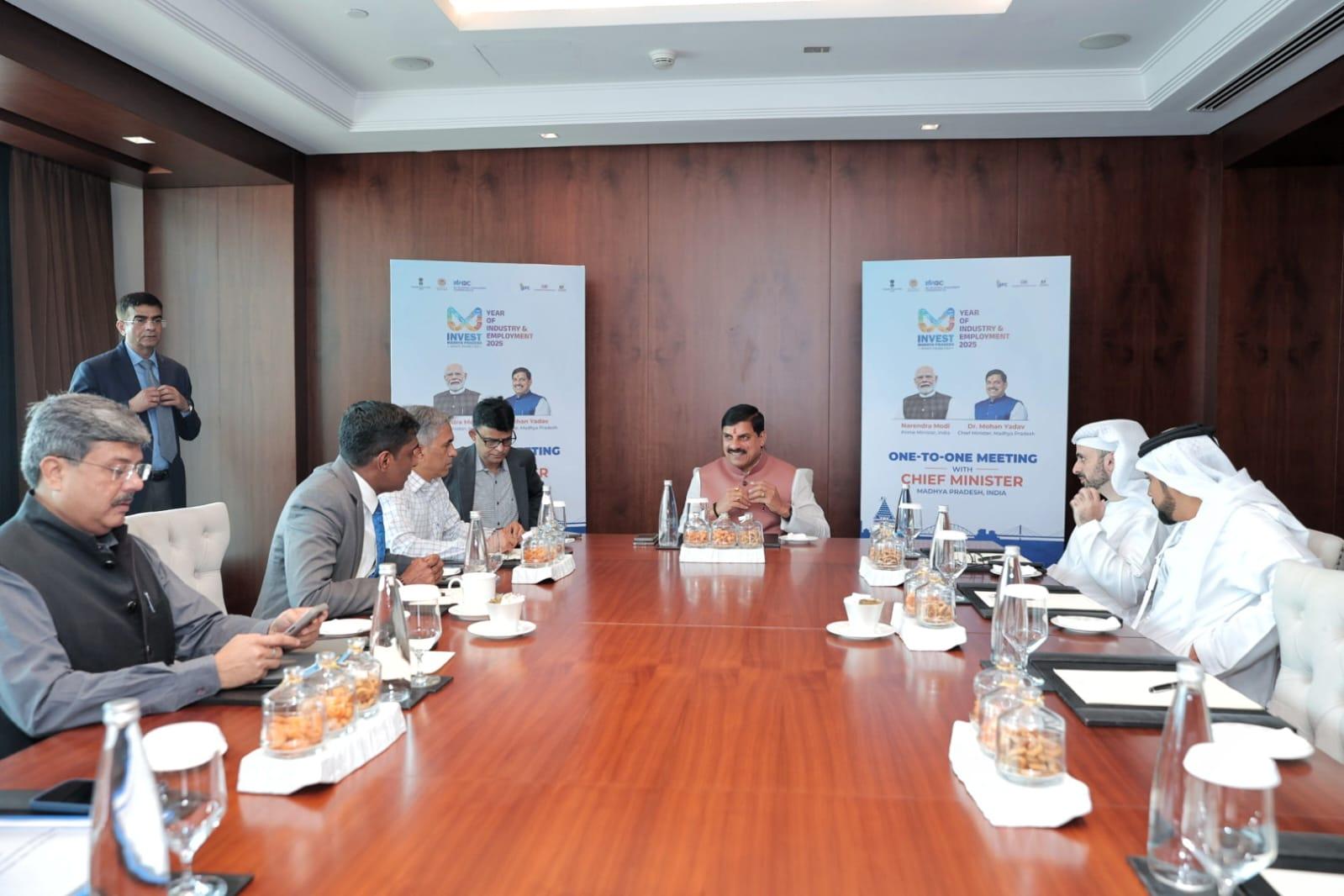 MP CM holds investment talk with DP World during Dubai visit