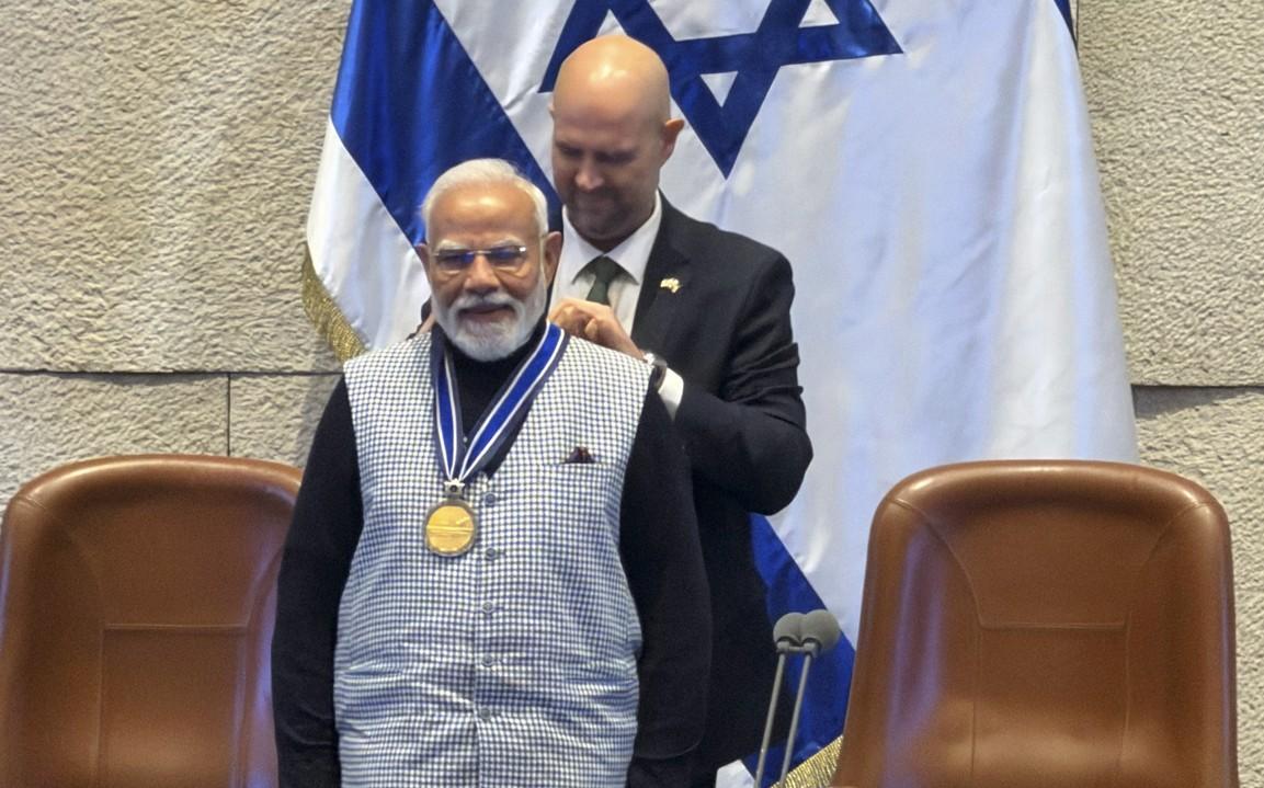 PM Modi: Rare global leader honoured with highest civilian awards from both Israel, Palestine