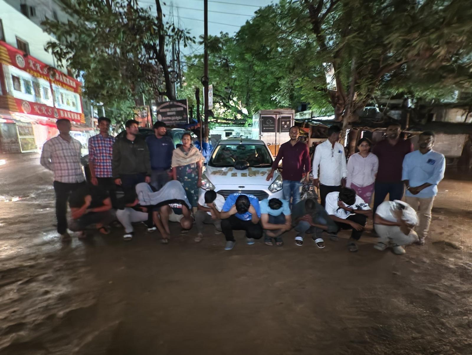 Rave party busted in Hyderabad, nine arrested