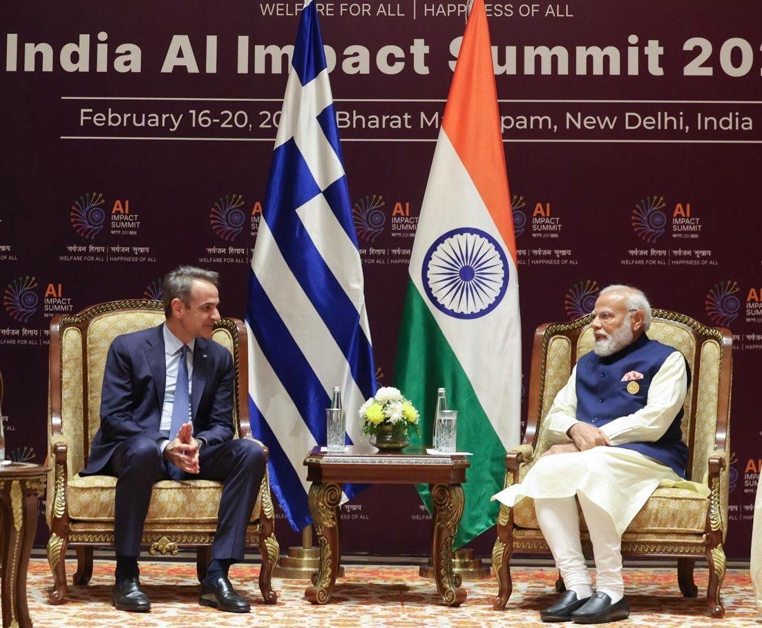PM Modi and Greek counterpart Mitsotakis discuss boosting connectivity through IMEC