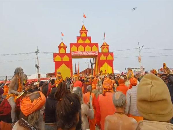 Akharas reach Prayagraj for Mahakumbh Mela
