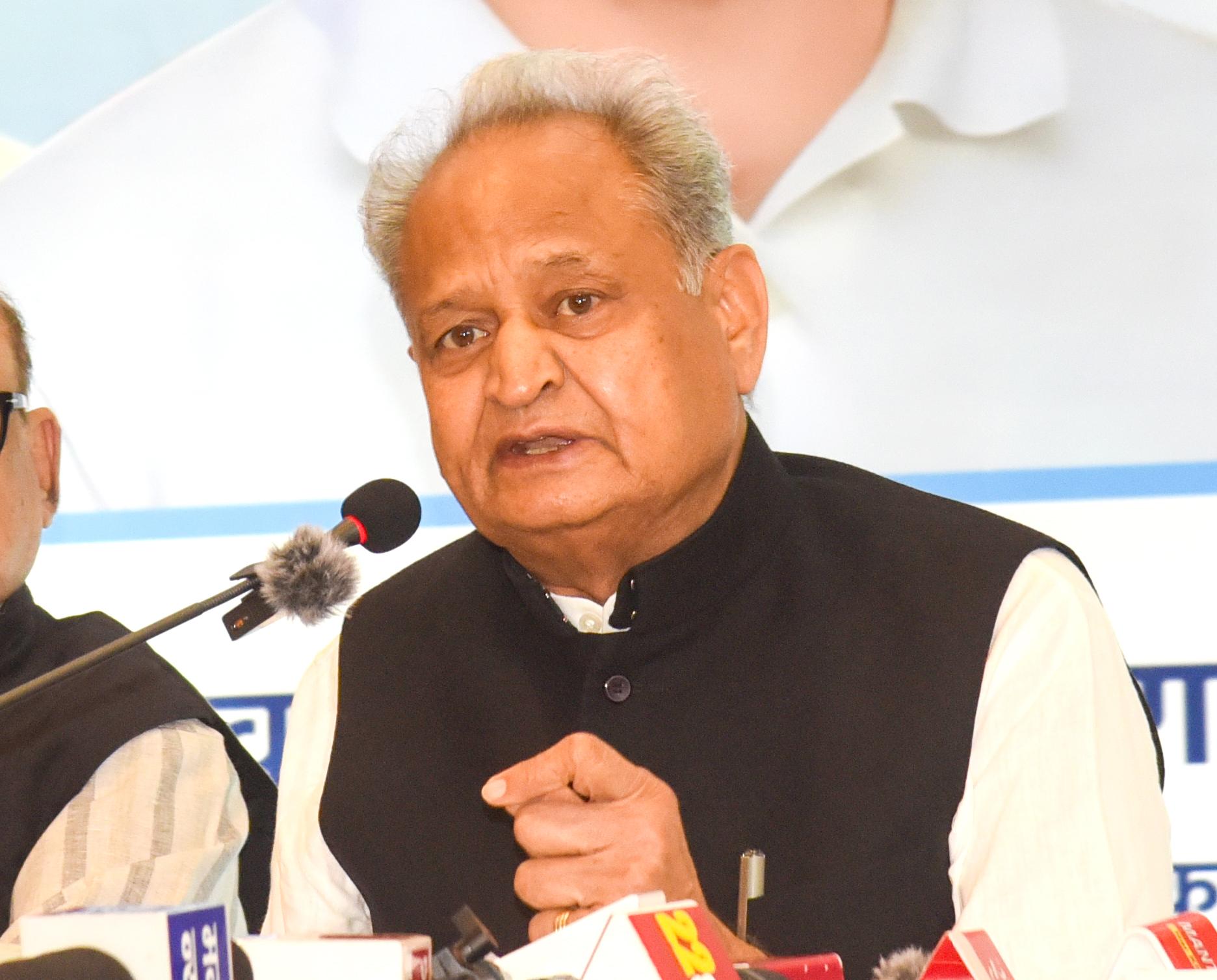Gehlot blames cash distribution for Bihar defeat; slams EC for ignoring violations
