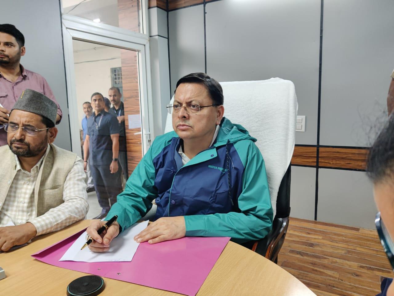 Uttarkashi clouburst: CM Dhami conducts aerial inspection, instructs officials to expedite rescue ops