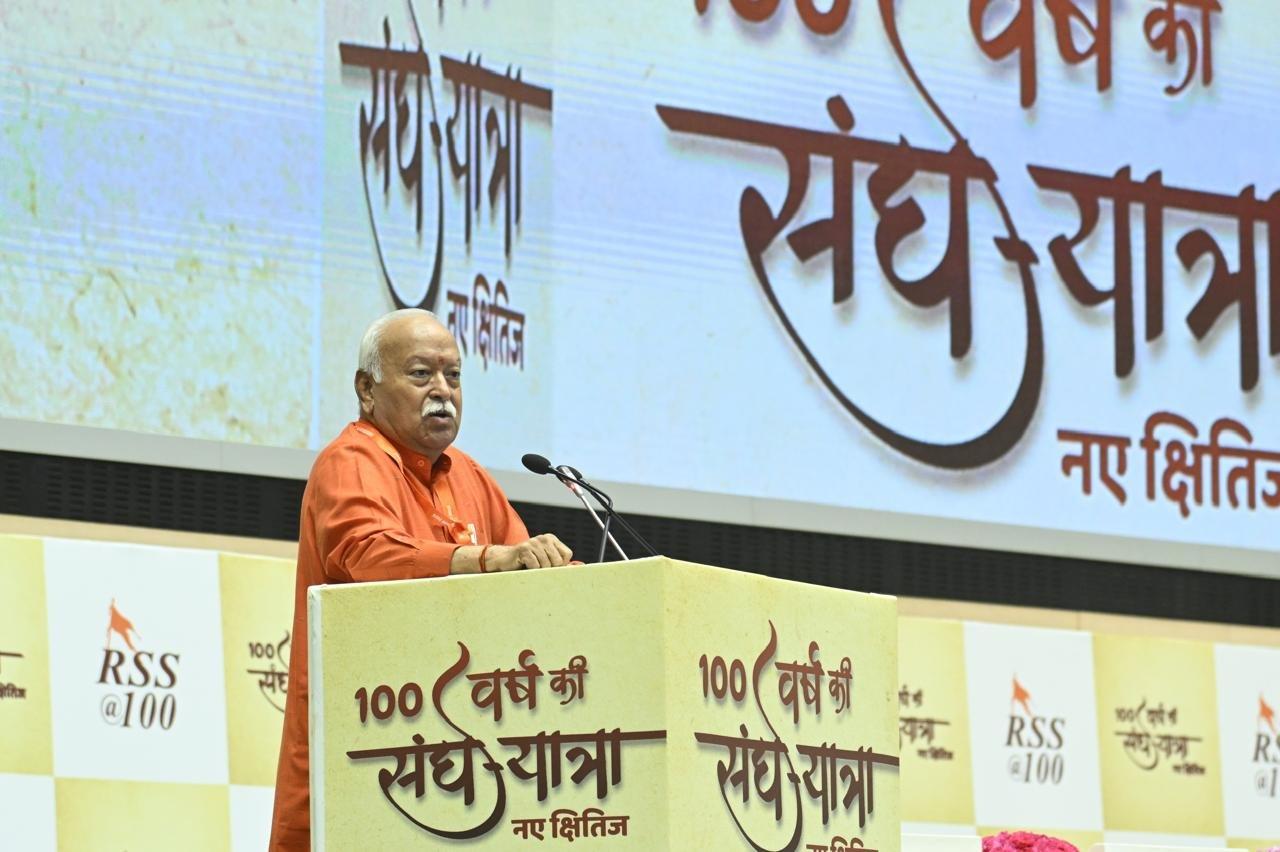 RSS chief Mohan Bhagwat reasserts Hindu Rashtra vision (Lead)