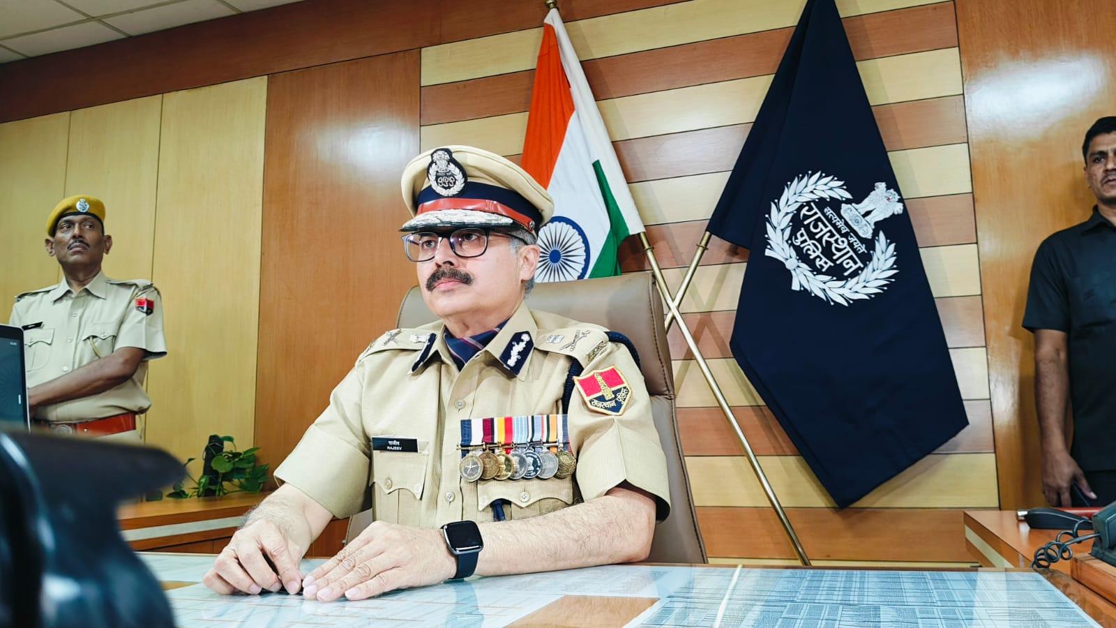 Rajeev Kumar Sharma takes charge as new DGP of Rajasthan