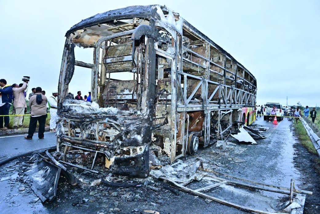 Andhra accident: Death toll in bus fire tragedy goes up to 19