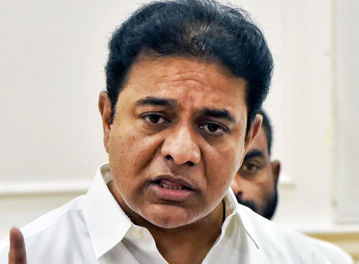 KTR challenges Revanth Reddy to sit on hunger strike in Delhi for BC quota