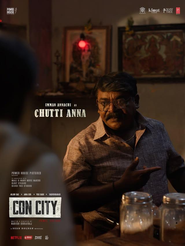 Imman Annachi's character in Arjun Das, Anna Ben-starrer 'Con City' revealed