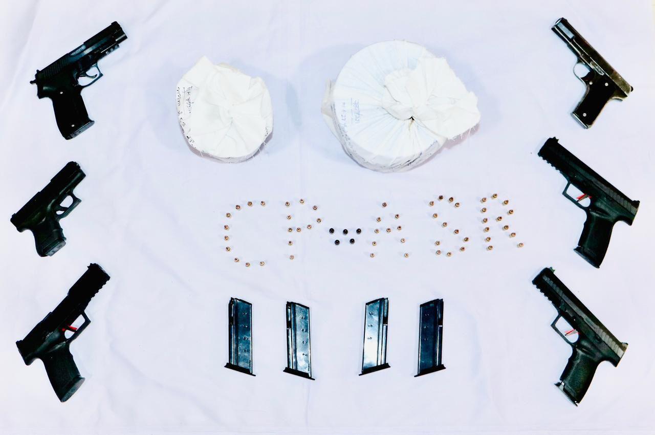 Two cross-border arms-drug smuggling modules busted in Punjab; six arrested