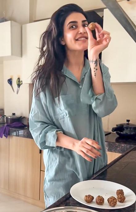 Karishma Tanna shares the delicious yet healthy recipe for her protein fibre rich ladoos
