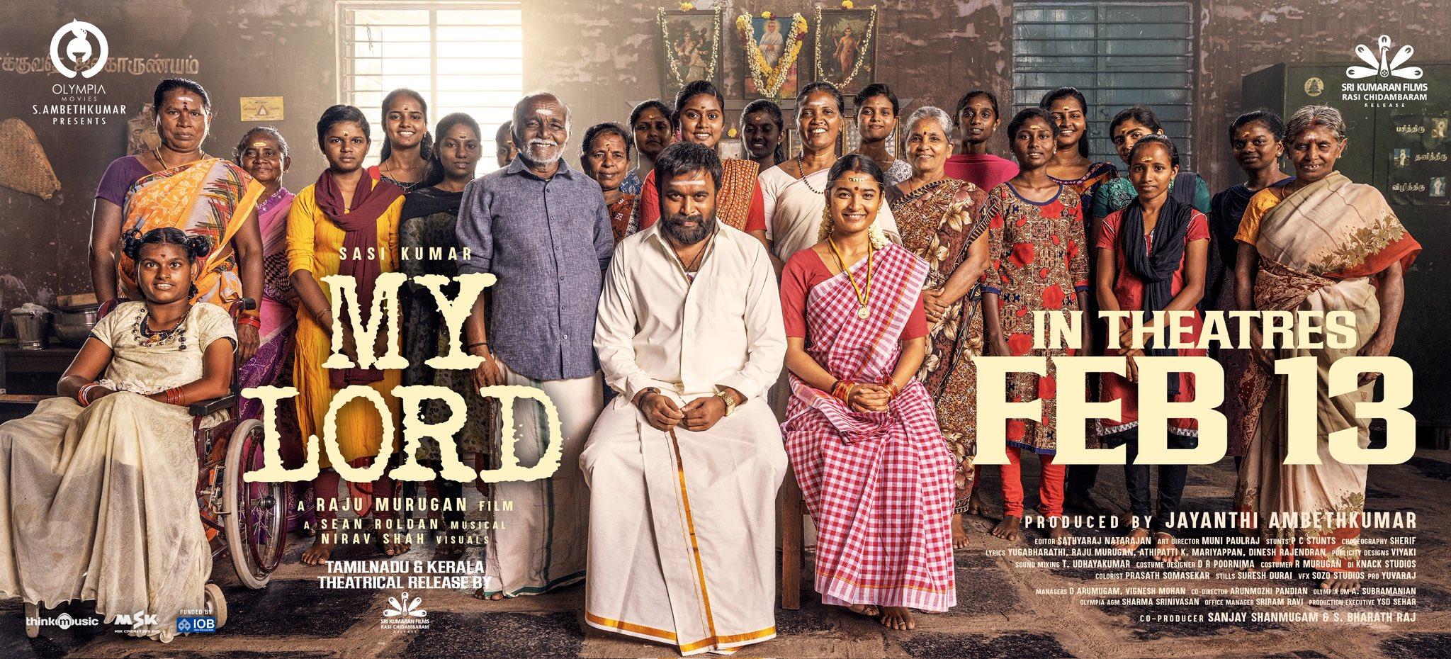 Sasikumar-starrer 'My Lord' to hit screens on February 13