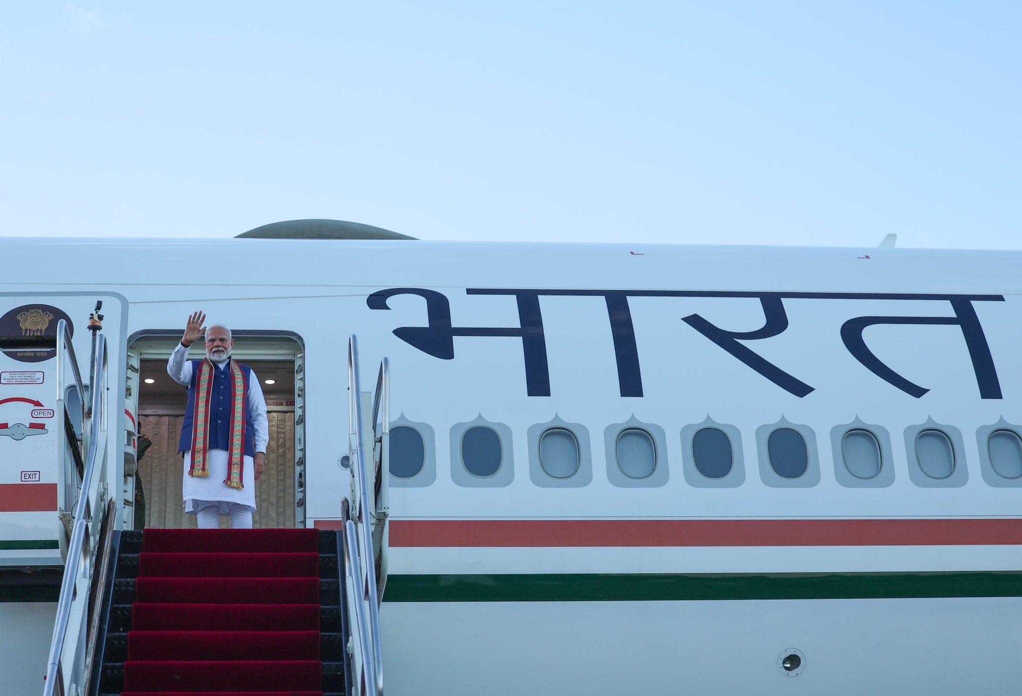 PM Modi leaves for Namibia after wrapping up 'productive visit' to Brazil