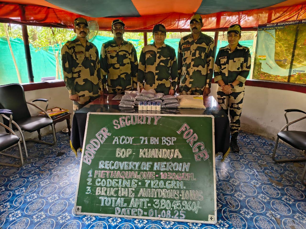 Woman BSF Constable thwarts major narcotics smuggling attempt along India-B'desh border