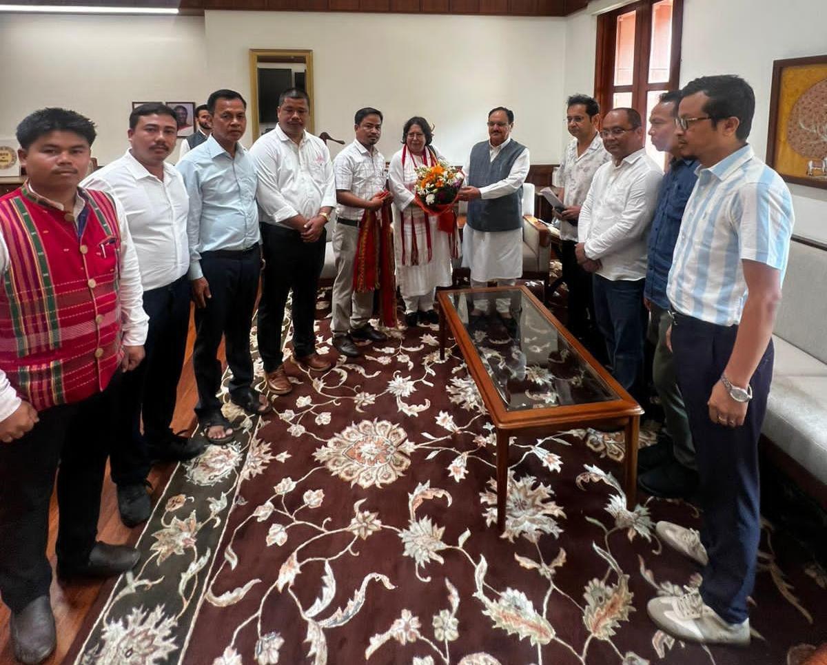 Tipra Motha Party discusses SIR in electoral rolls, tripartite accord implementation with JP Nadda