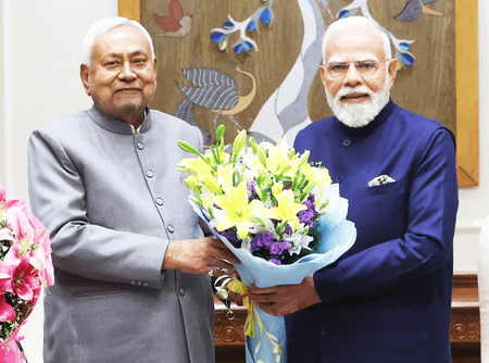 'Tirelessly working for Bihar’s progress': PM Modi extends birthday wishes to CM Nitish Kumar