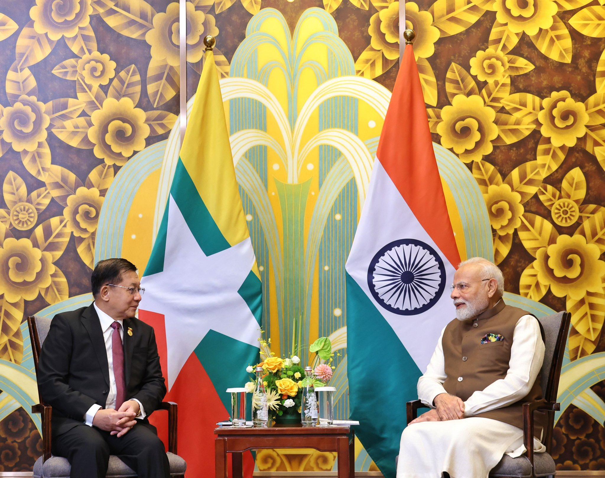 PM Modi, Myanmar's Min Aung Hlaing discuss way forward on several aspects of bilateral cooperation