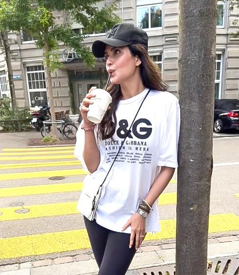 Karishma Tanna swims in Lake Zurich during her luxurious Switzerland vacation