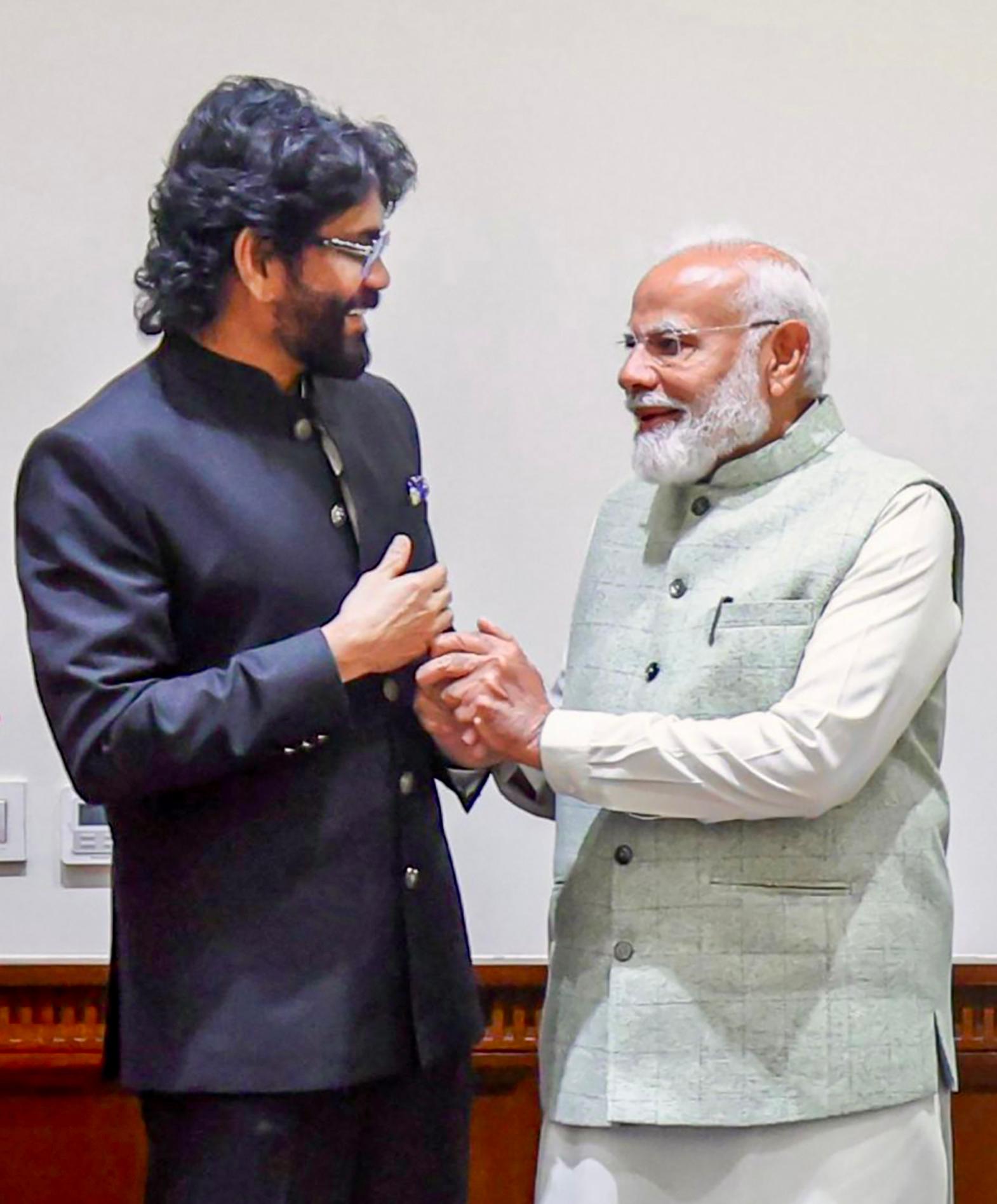 Chiranjeevi, Nagarjuna extend birthday greetings to PM Modi