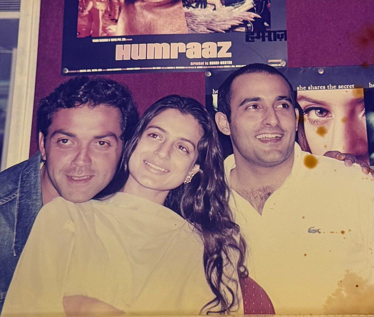Ameesha Patel drops a throwback pic with 'Humraaz' co-stars Bobby Deol & Akshaye Khanna