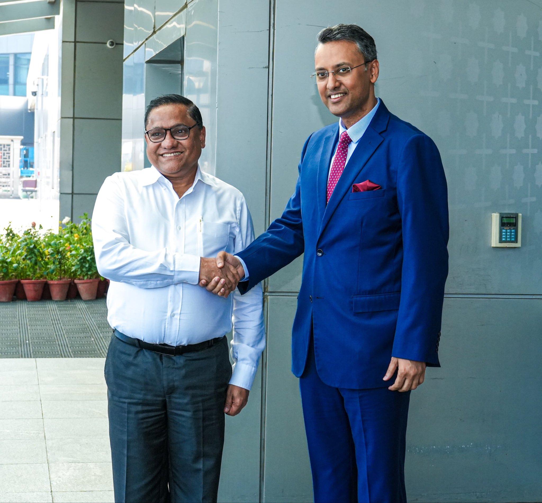 Sri Lankan Foreign Minister Vijitha Herath arrives in Delhi to attend Raisina Dialogue