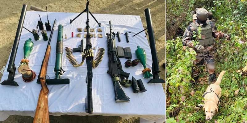 Security Forces Recover Weapons