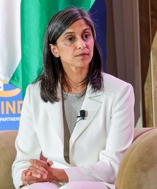 Usha Vance stresses importance of literacy