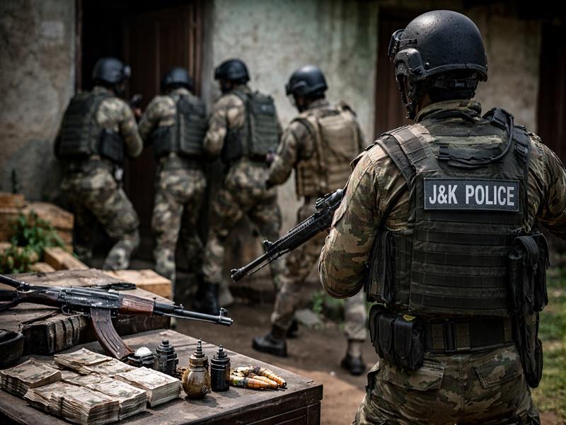 J&K Police intensify crackdown; warrants issued against United Jihad Council head, HM operatives