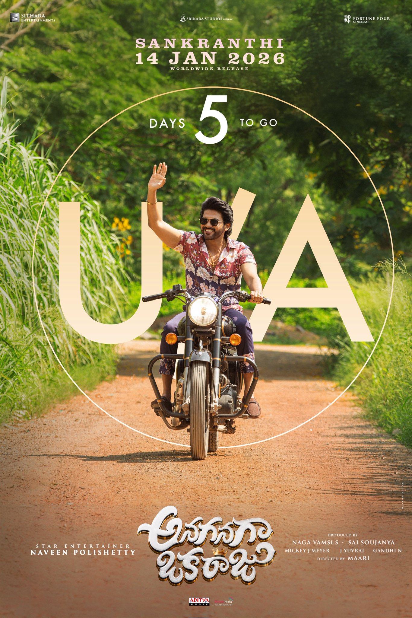 Censor Board clears Naveen Polishetty-starrer 'Anaganaga Oka Raju' for release with U/A certificate