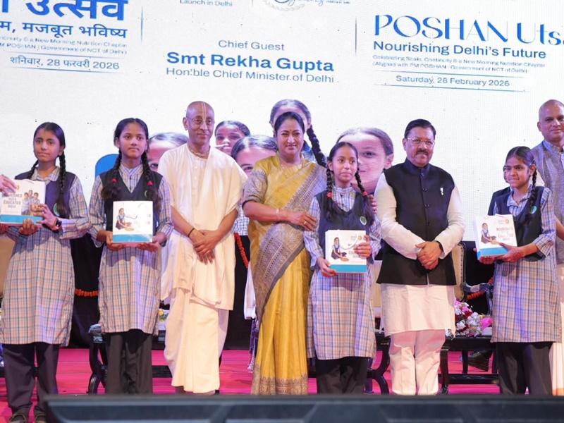 Delhi CM Rekha Gupta launches ‘Morning Nutrition Programme’ for 90,000 school kids