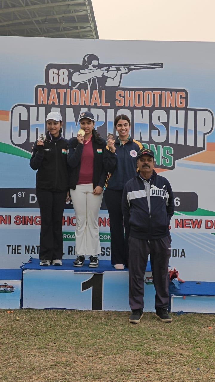 Raiza Dhillon sweeps women’s skeet titles on opening day of 68th National Shooting Championship finals