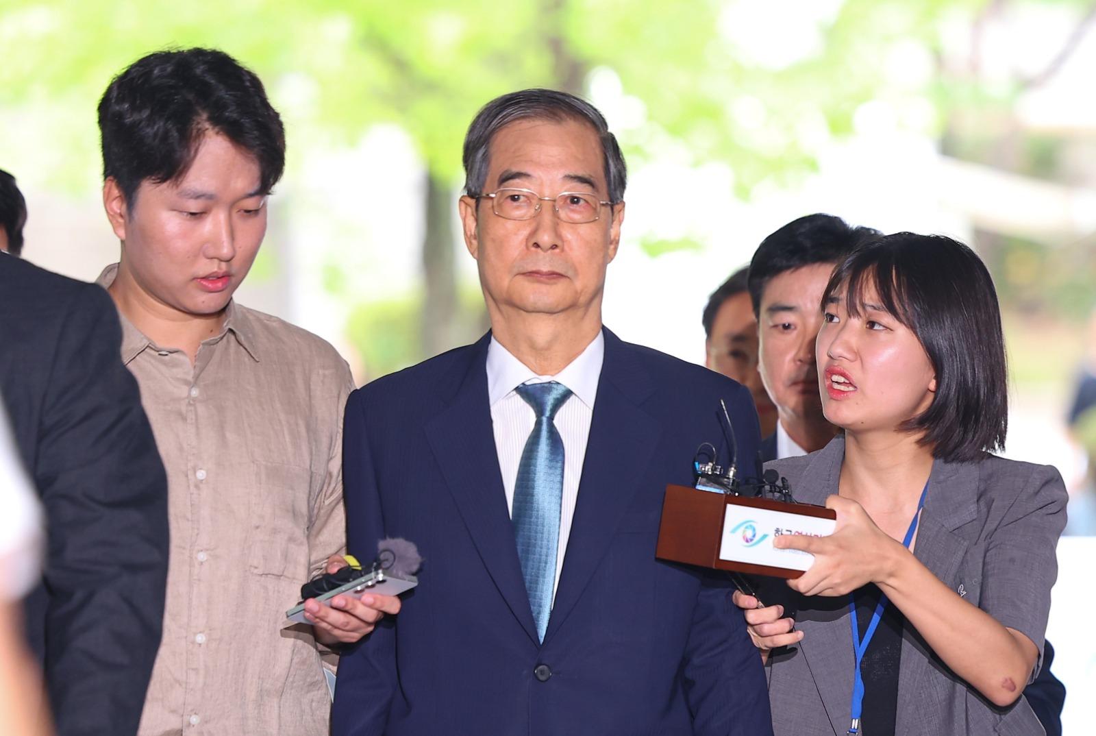 South Korea: Court holds arrest warrant hearing for ex-PM Han