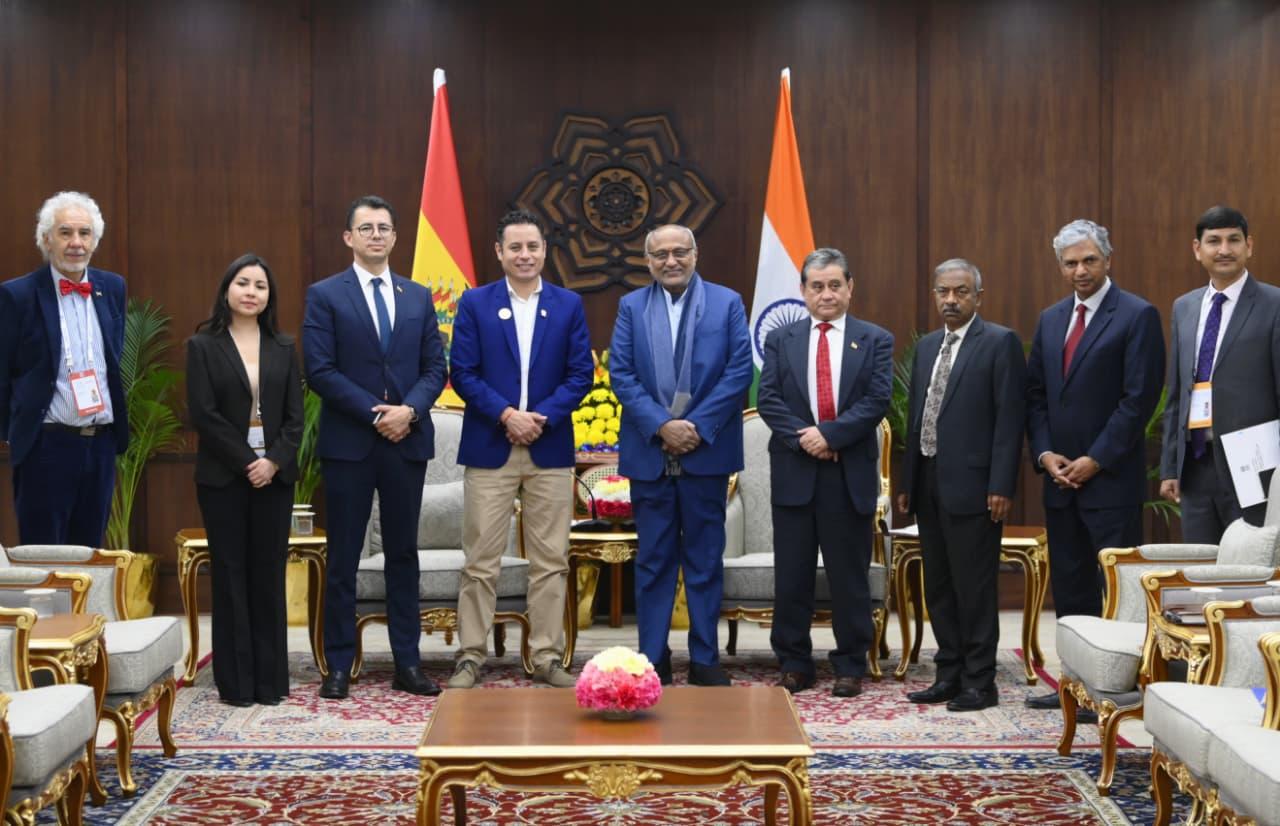 VP Radhakrishnan, Bolivian counterpart discuss avenues for enhancing ties