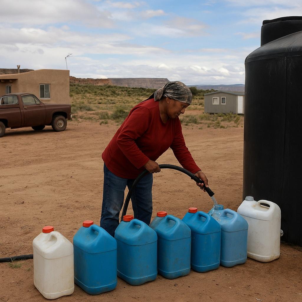US: In the richest nation, tribes still haul water
