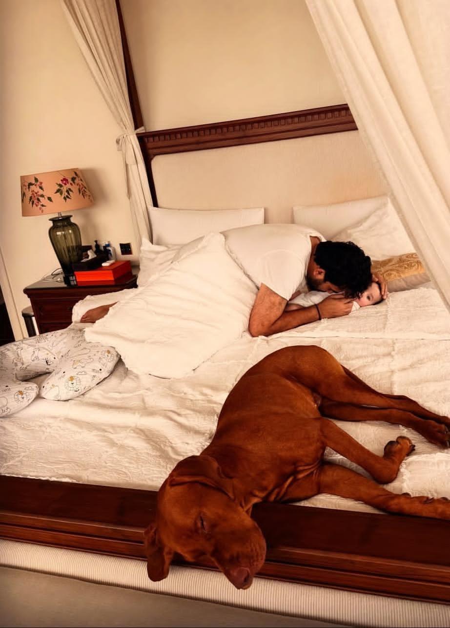 Sagarika Ghatge shares an adorable pic of daddy Zaheer Khan snuggling upto little Fateh
