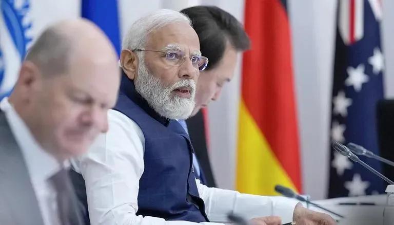 PM Modi at G7 Summit: Need to raise voice together against unilateral changes to status quo