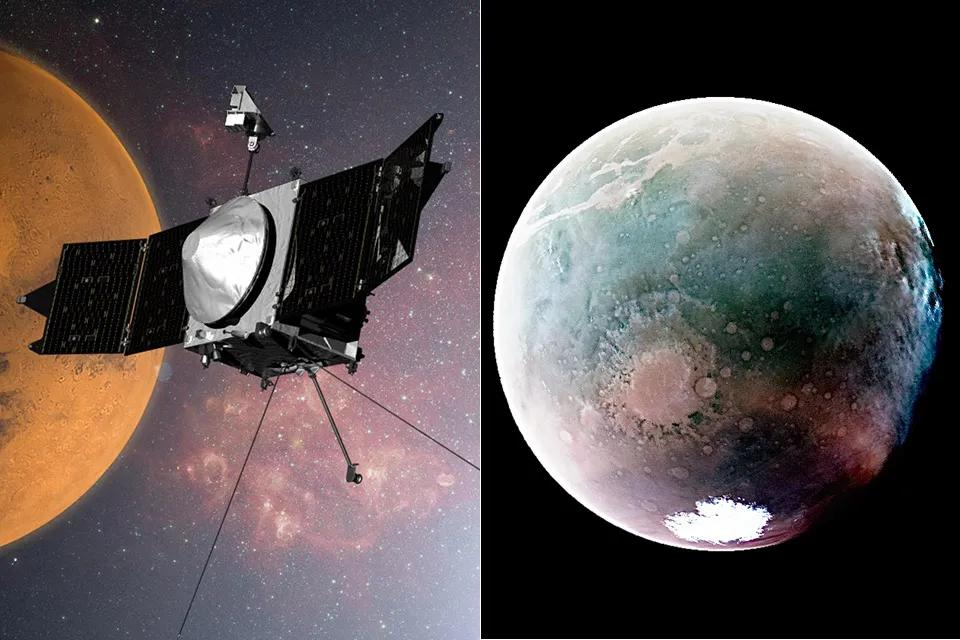 Spacecraft Captures Ultraviolet Image Of Mars