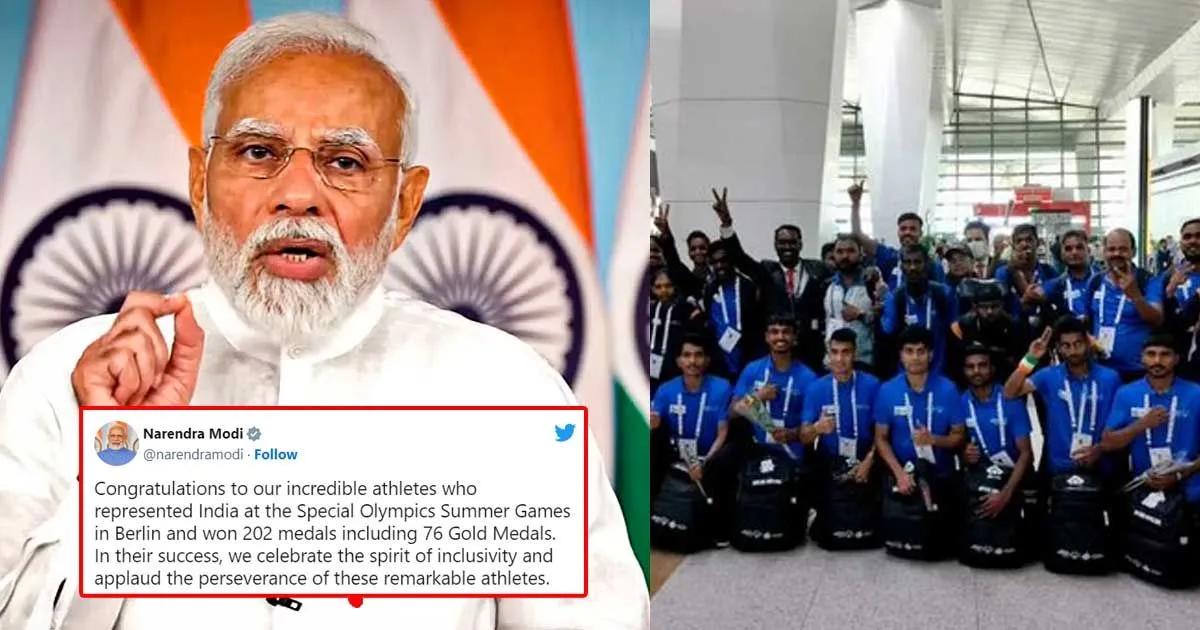 Modi Congratulates Indian Athletes
