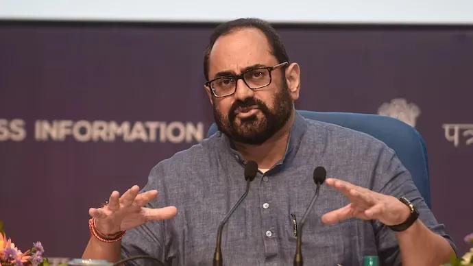 Union minister Rajeev Chandrasekhar